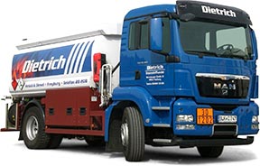 Dietrich brennstoffhandel lieferung lkw
